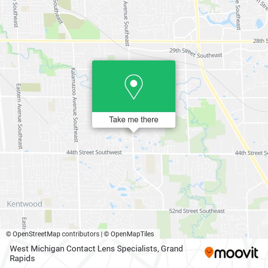 West Michigan Contact Lens Specialists map