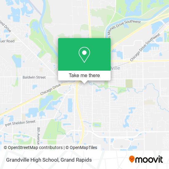 Grandville High School map