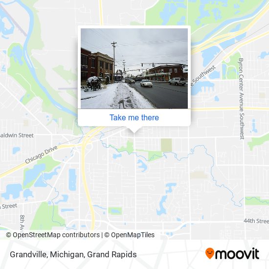 Grandville, Michigan map