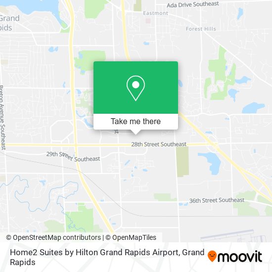 Home2 Suites by Hilton Grand Rapids Airport map