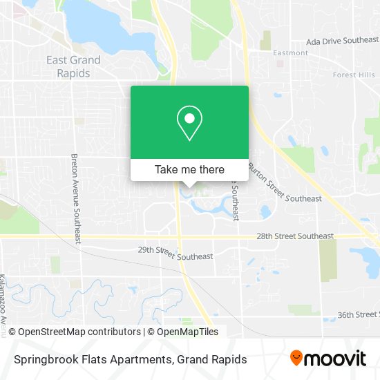 Springbrook Flats Apartments map
