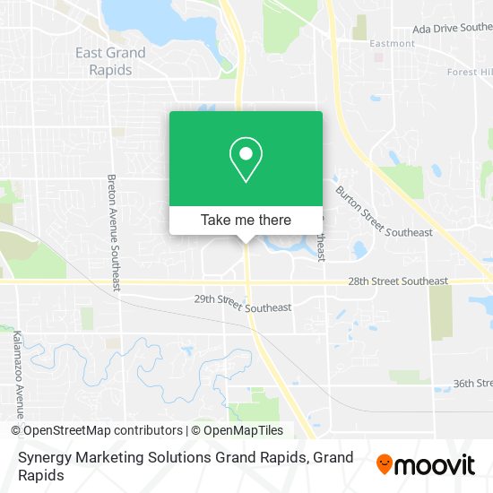 Mapa de Synergy Marketing Solutions Grand Rapids