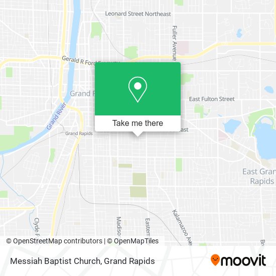 Messiah Baptist Church map