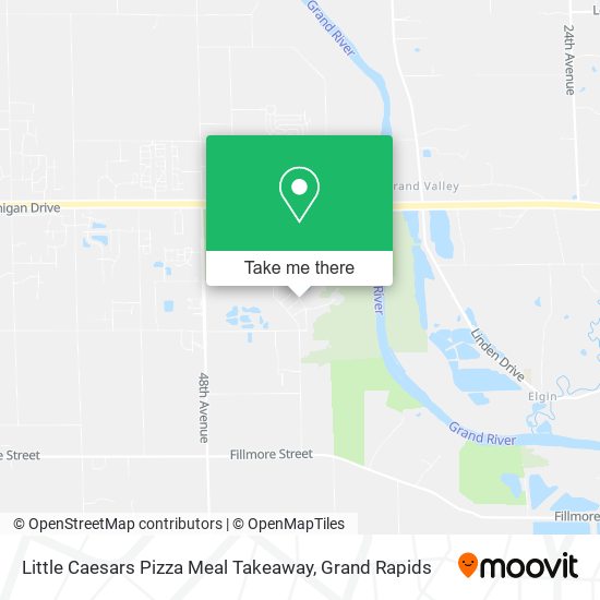 Little Caesars Pizza Meal Takeaway map