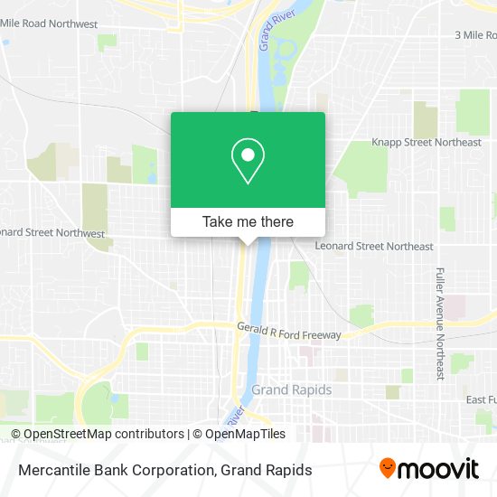 Mercantile Bank Corporation map