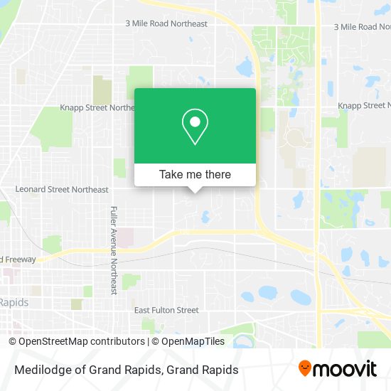 Medilodge of Grand Rapids map