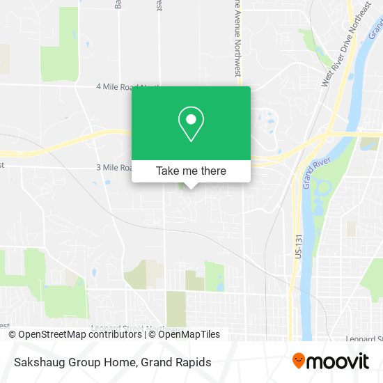 Mapa de Sakshaug Group Home