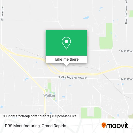 PRS Manufacturing map