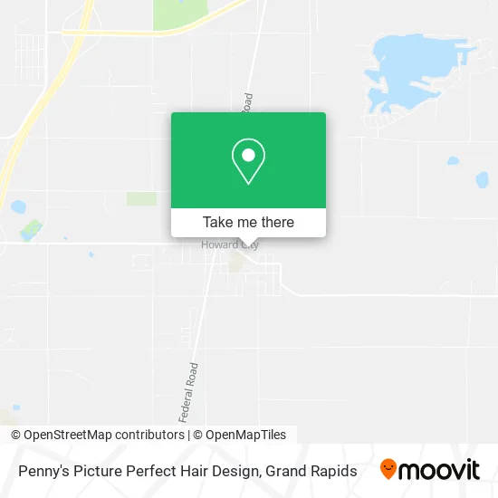 Penny's Picture Perfect Hair Design map