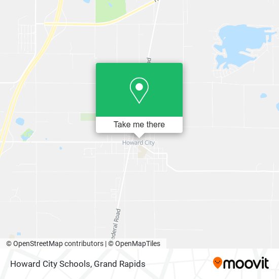 Howard City Schools map