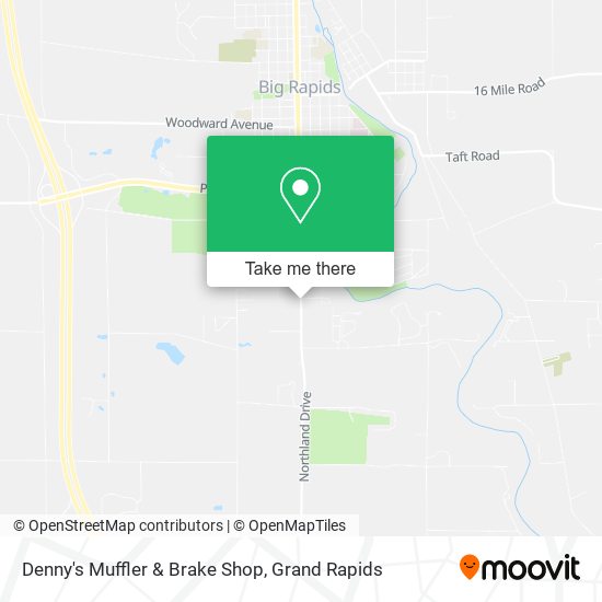 Denny's Muffler & Brake Shop map