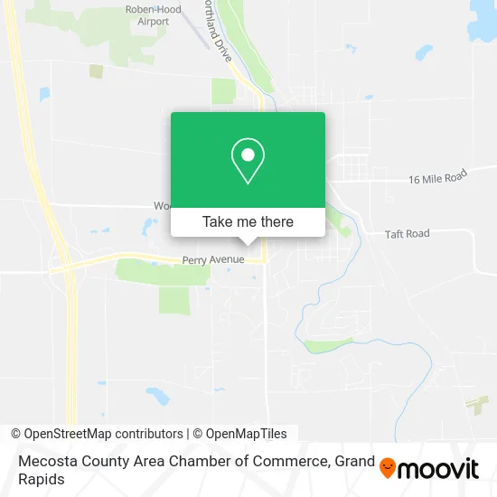 Mecosta County Area Chamber of Commerce map