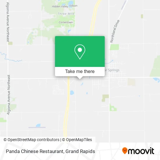 Panda Chinese Restaurant map
