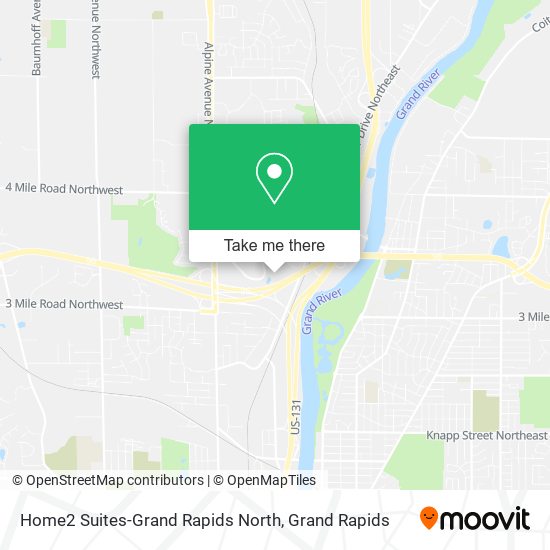 Home2 Suites-Grand Rapids North map
