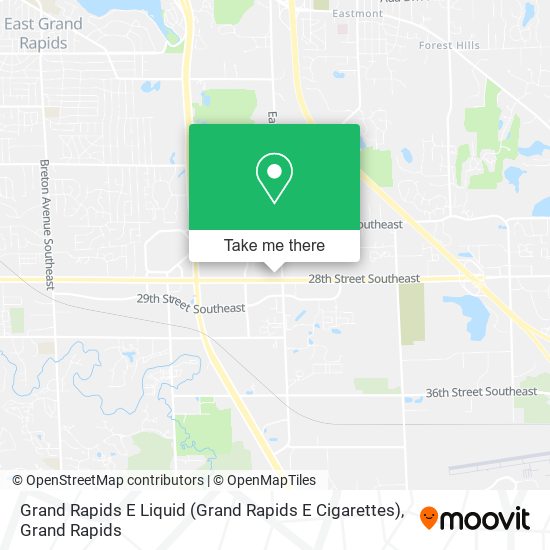 Grand Rapids E Liquid map