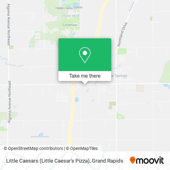 Mapa de Little Caesars (Little Caesar's Pizza)