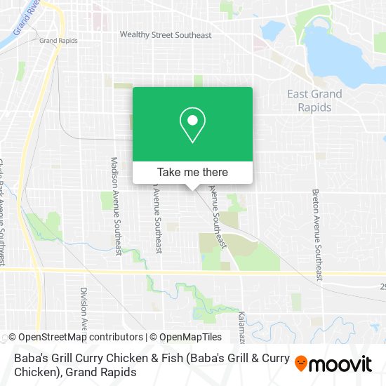 Mapa de Baba's Grill Curry Chicken & Fish