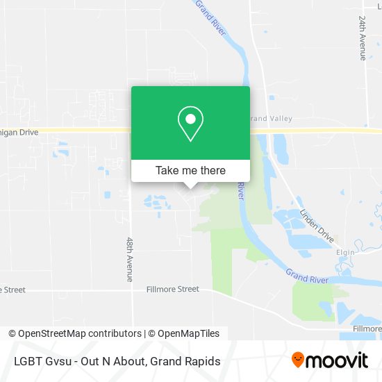 LGBT Gvsu - Out N About map