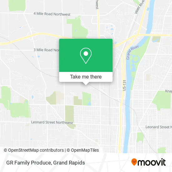 GR Family Produce map