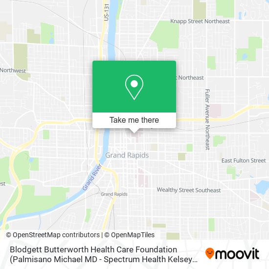 Blodgett Butterworth Health Care Foundation map