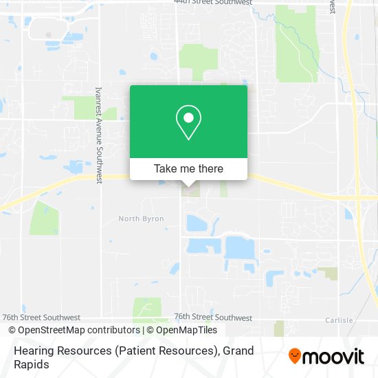 Hearing Resources (Patient Resources) map