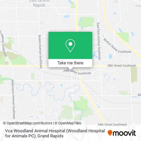 Vca Woodland Animal Hospital (Woodland Hospital for Animals PC) map