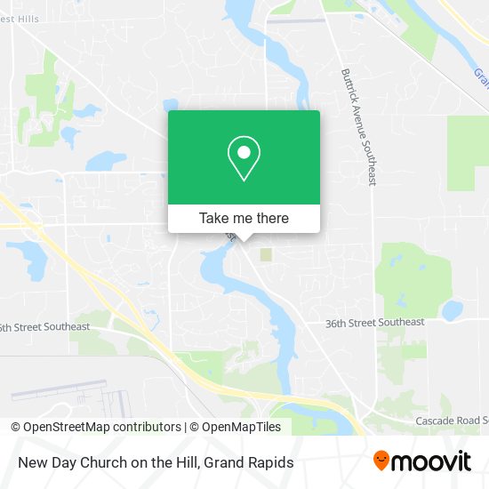 New Day Church on the Hill map