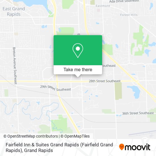 Fairfield Inn & Suites Grand Rapids (Fairfield Grand Rapids) map