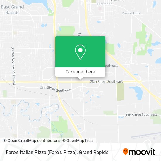 Faro's Italian Pizza map