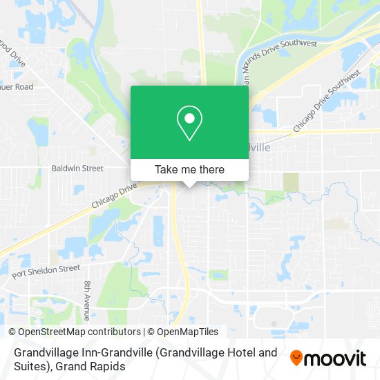 Grandvillage Inn-Grandville (Grandvillage Hotel and Suites) map