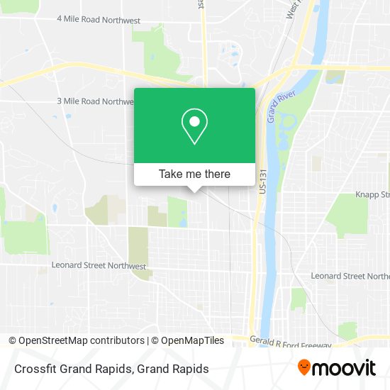 Mapa de Crossfit Grand Rapids