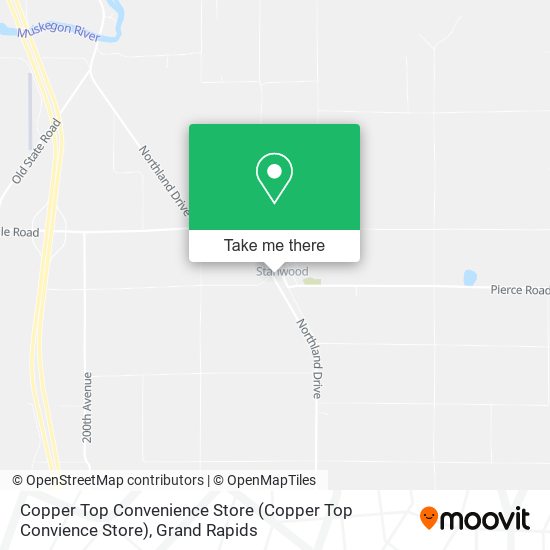 Mapa de Copper Top Convenience Store