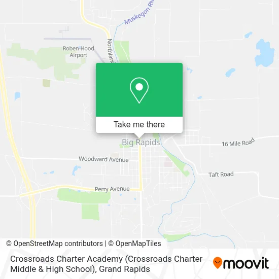 Crossroads Charter Academy (Crossroads Charter Middle & High School) map