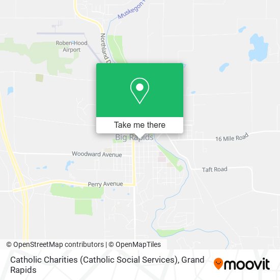 Mapa de Catholic Charities (Catholic Social Services)