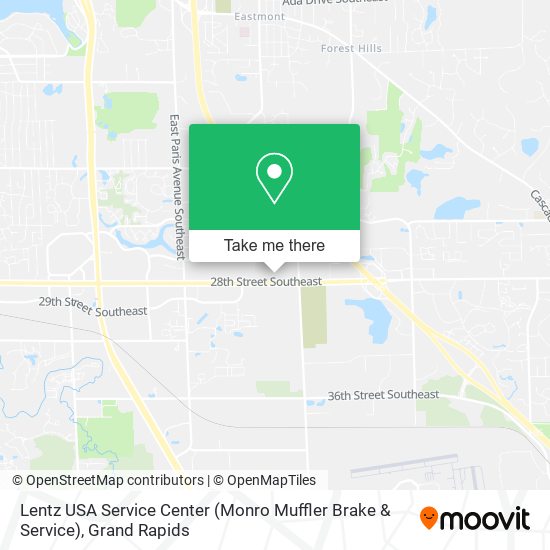 Lentz USA Service Center (Monro Muffler Brake & Service) map