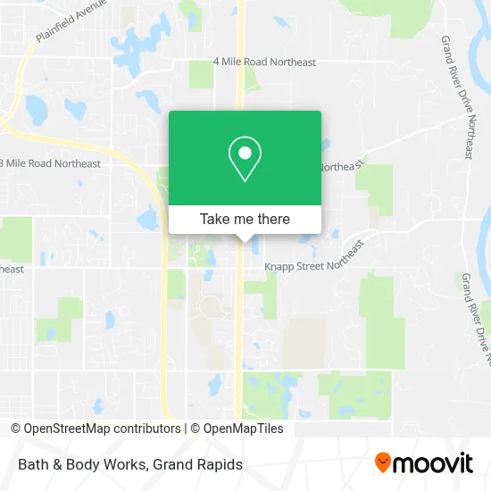Bath & Body Works map