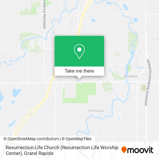 Resurrection Life Church (Resurrection Life Worship Center) map