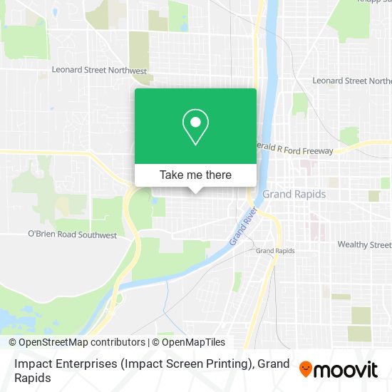 Mapa de Impact Enterprises (Impact Screen Printing)