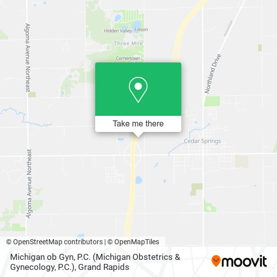 Michigan ob Gyn, P.C. (Michigan Obstetrics & Gynecology, P.C.) map