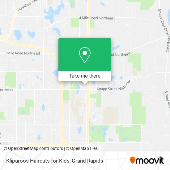 Mapa de Kliparoos Haircuts for Kids