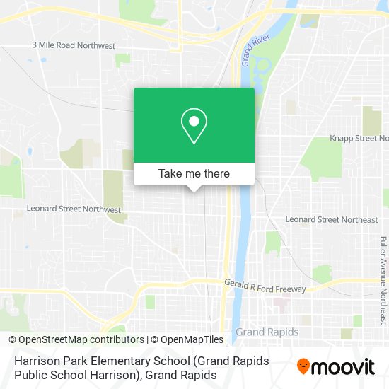 Harrison Park Elementary School (Grand Rapids Public School Harrison) map