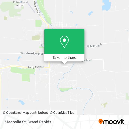 Mapa de Magnolia St