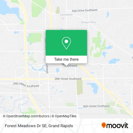 Forest Meadows Dr SE map