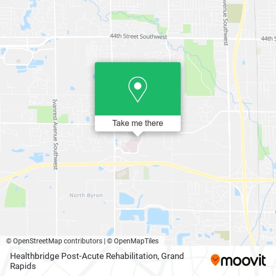 Healthbridge Post-Acute Rehabilitation map