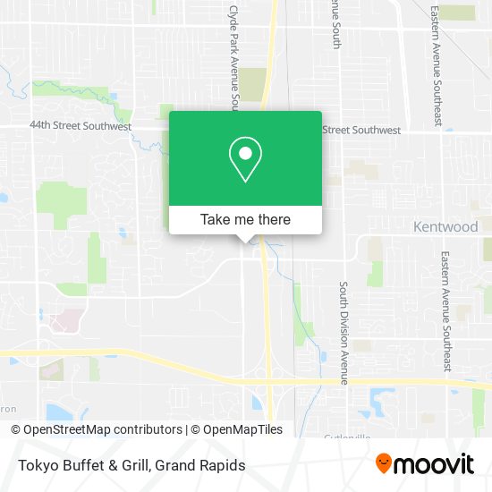 Mapa de Tokyo Buffet & Grill