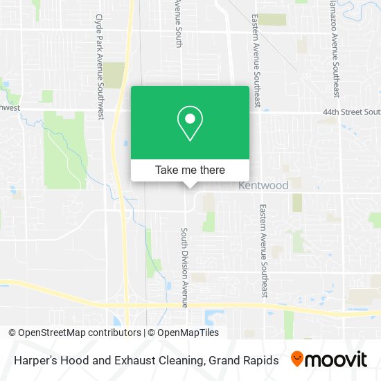 Harper's Hood and Exhaust Cleaning map