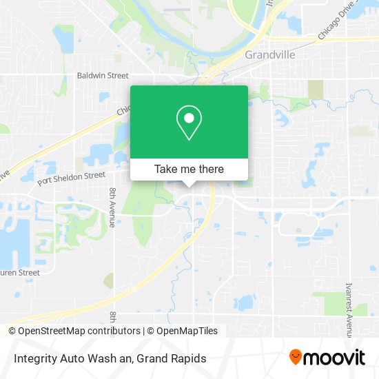 Integrity Auto Wash an map