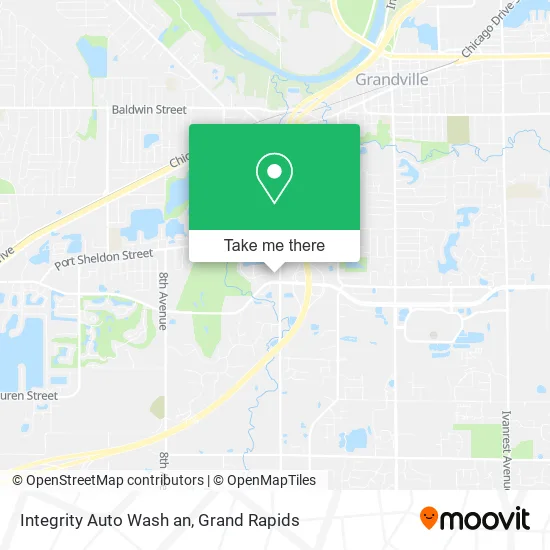 Mapa de Integrity Auto Wash an