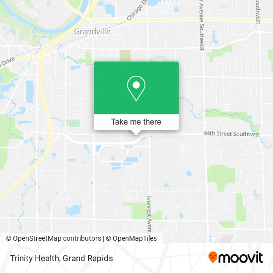 Trinity Health map