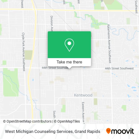 West Michigan Counseling Services map